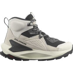 Salomon Elixir Mid GTX Shoe Women's in Vanilla Ice and Phantom and Metal